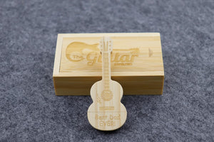 Customized Wooden Guitar USB Flash Drive