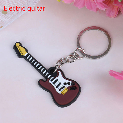 Electric Guitar Keychain