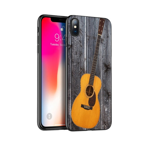 Silicone Cover Guitar Case for iPhone