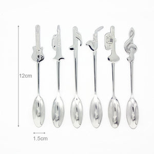 Music Instrument Stainless Steel Coffee Spoons