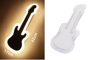 Guitar Shape Modern Wall Light LED Lamp
