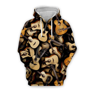 O-Neck Guitar Hoodie Sweatshirt