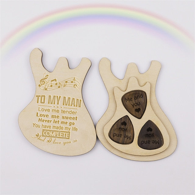 And I Love You So Guitar Box With Pick