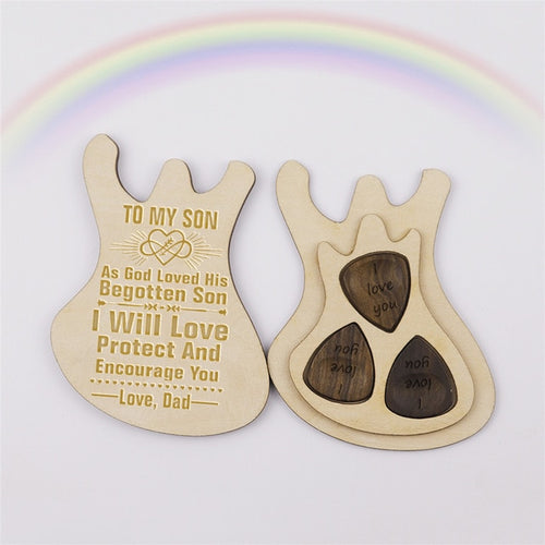 God Loved His Begotten Son Guitar Box With Pick