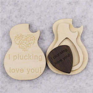 I Plucking Love You Guitar Box With Pick