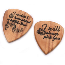 Limited Edition! To My Man Wooden Guitar Style Box + 2 Picks