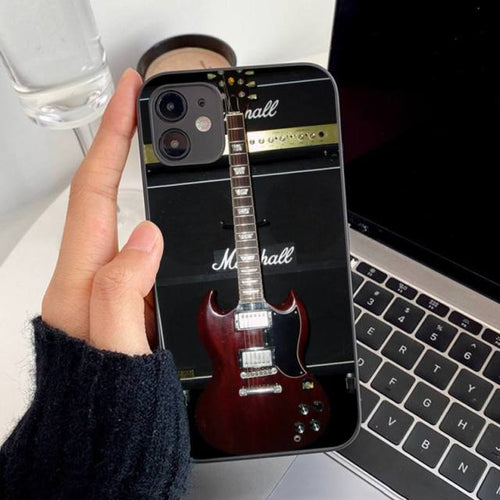 Guitar Amp Marshall Silicone Case for iPhone