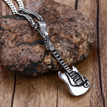 Necklace Metal Stainless Steel Electric Guitar