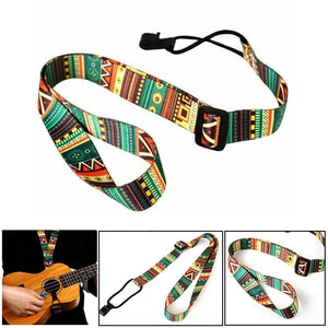 Printing Style Ukulele Strap belt Sling with hook Ukulele