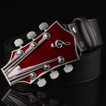 Men's Metal Buckle Retro Guitar Belts