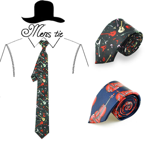 Classic Men`s Party weeding Guitar tie