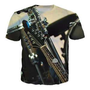 Music Guitar Rock Style T-Shirt