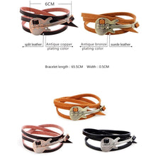 Leather Guitar Bracelets for Men and Women