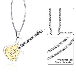 Trendy Guitar Necklace