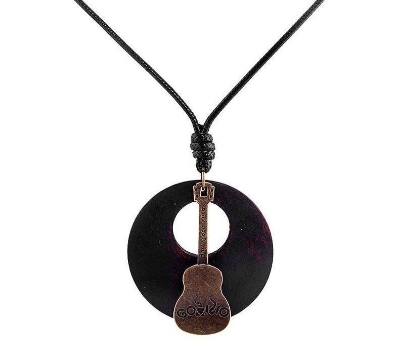 Wood Pendant Necklace