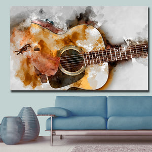 Guitar Art Canvas