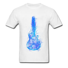 Electric Guitar Men T Shirts 3D Printed  100% Cotton Short Sleeve
