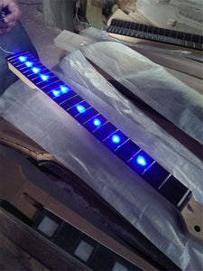 Maple Electric Guitar Neck Inlay LED Lights