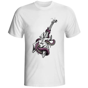 Octopus Twisting Electric Guitar T-Shirt