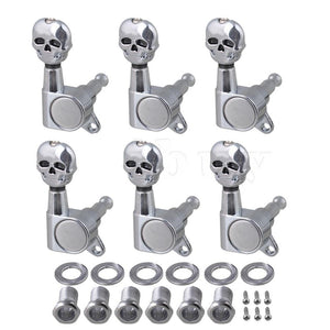 Skull 6R Tuning Pegs for Sealed Electric Guitar