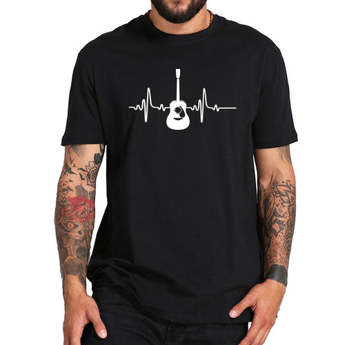 O-Neck Casual Music Guitar T-shirt